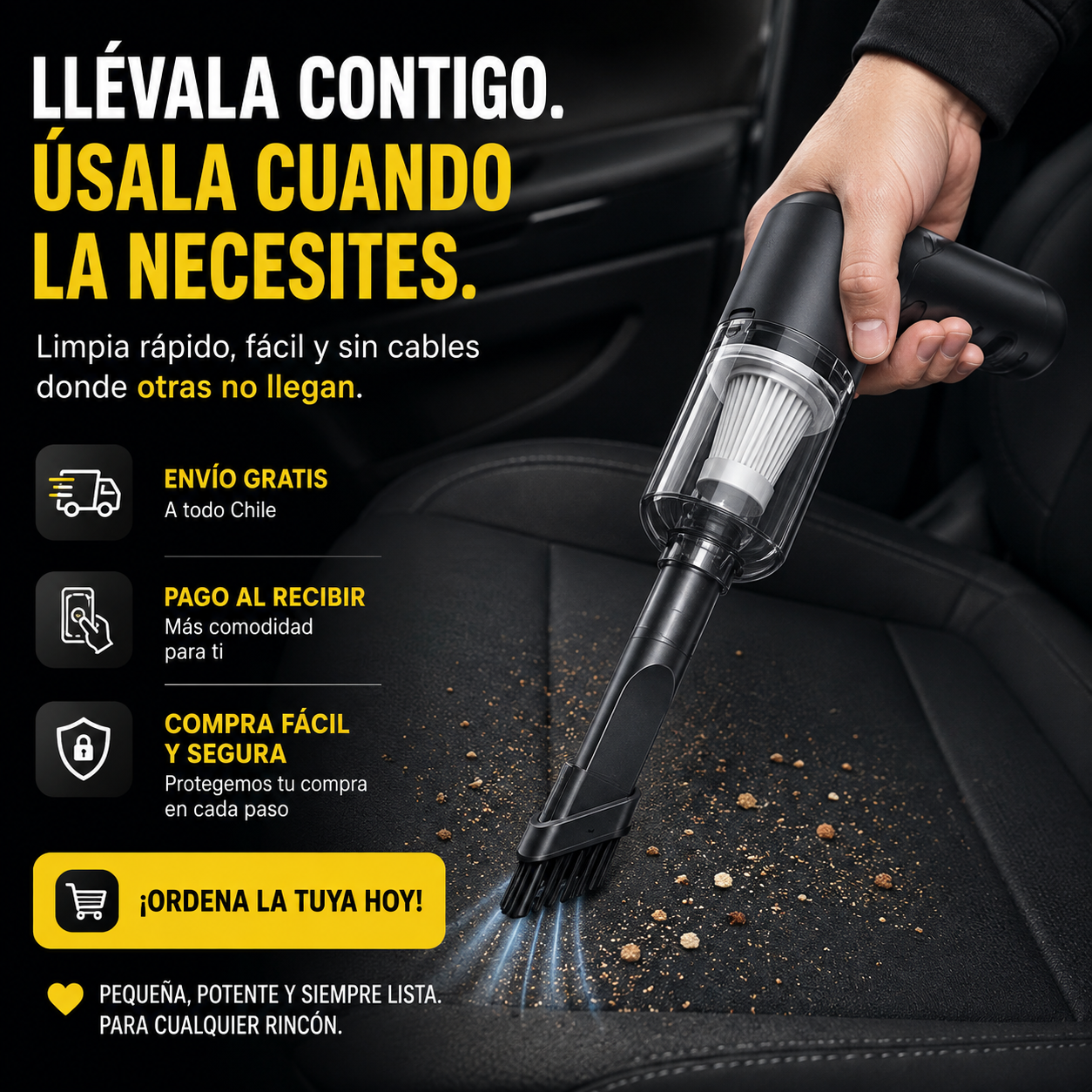 Aspiradora Portatil 3 en 1